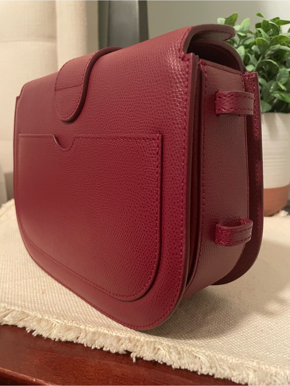 Senreve Cadence crossbody Pebbled Merlot - Picture 6 of 11